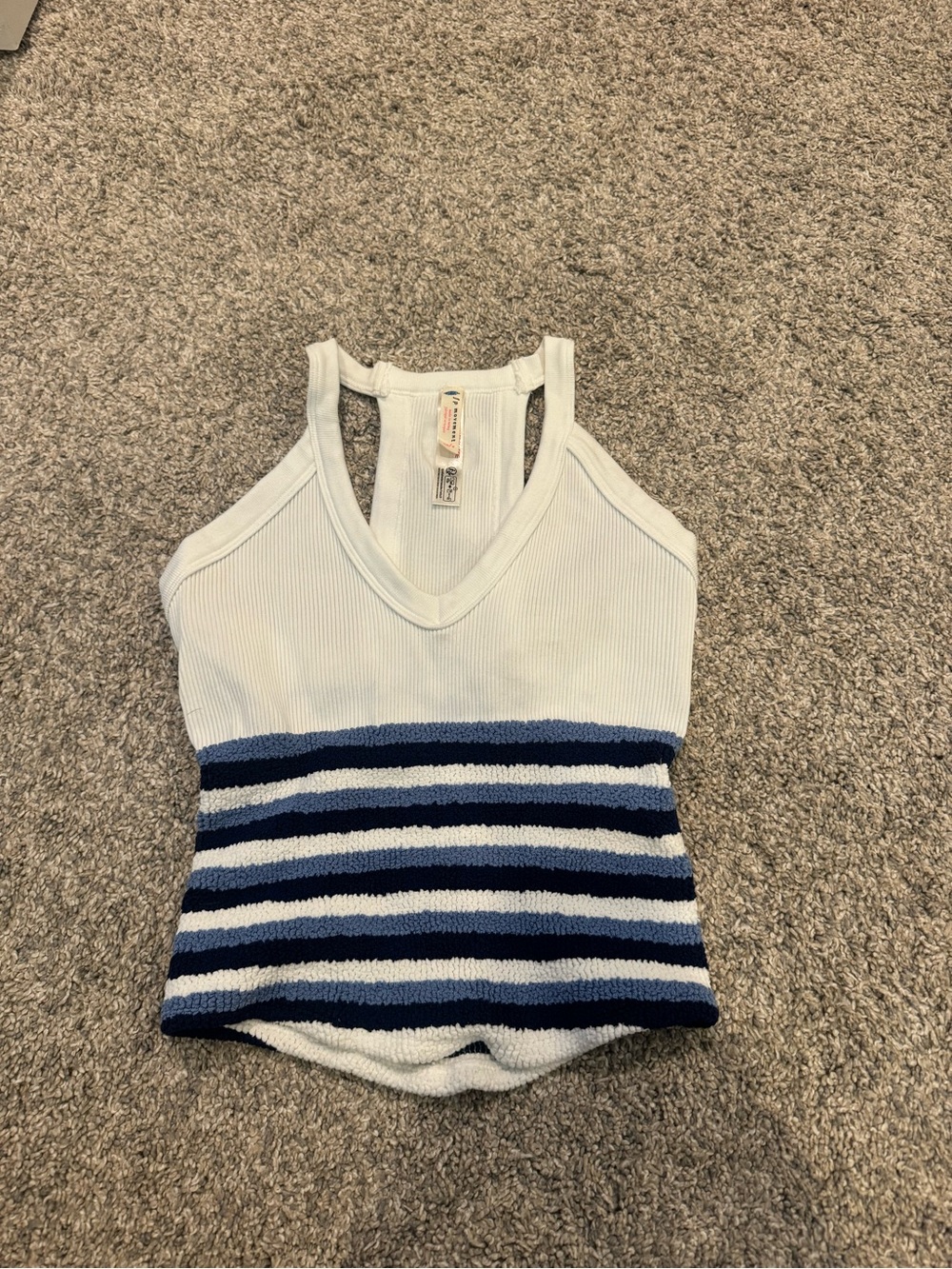 Free people striped Tank size small